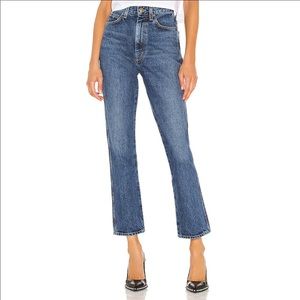 AGOLDE PINCH WAIST HIGH RISE KICK IN PLACEBO